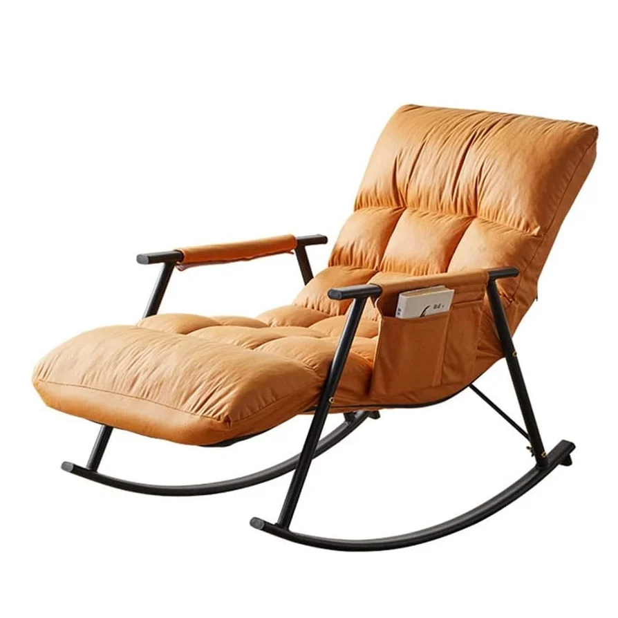 كرسي صالة هزاز متعدد الألوان مريح عالي الجودة مع زاوية خلفية قابلة للتعديل ومحمول وحقيبة تخزين #1