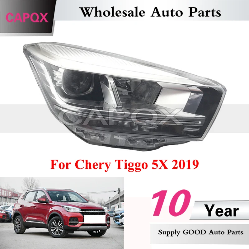 

CAPQX LED Front Bumper Headlight For Chery Tiggo 5X Tiggo 4 Pro 2019 Head Light Headlamp Head Lamp