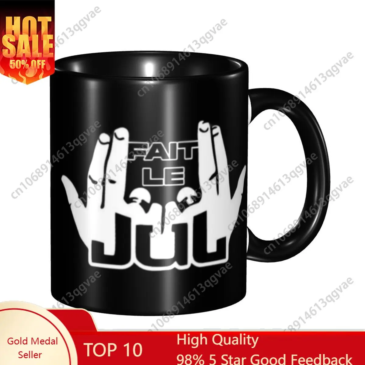 

Custom Rapper Music Jul Mugs DIY Ceramic Milk Tea Coffee Cup