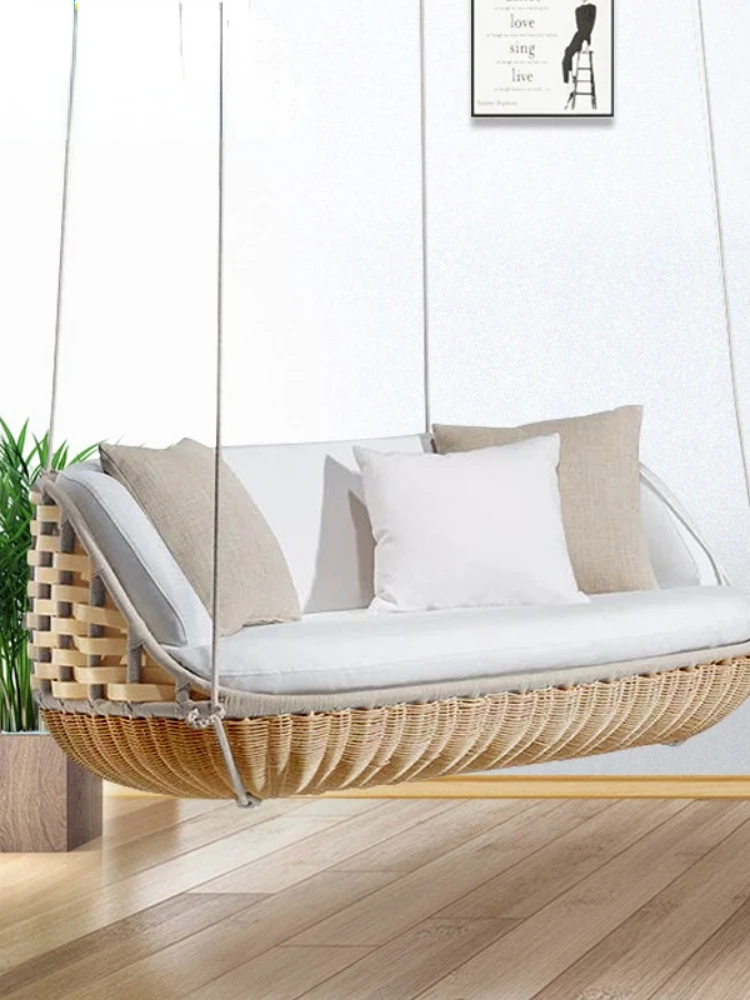 Double basket, balcony, outdoor swing, lazy person, home hammock