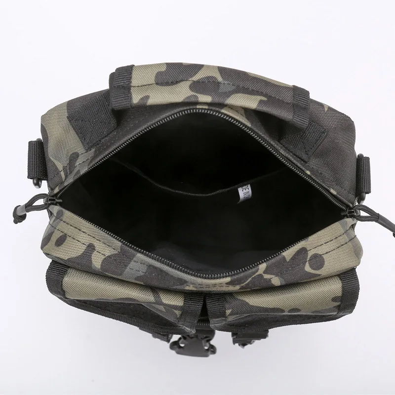 Imagem -03 - Bolsa de Ombro Militar Tática para Homens Bolsas Crossbody Atração ao ar Livre Peito de Ciclismo Edc Molle Camping Escalada Caminhadas Pesca