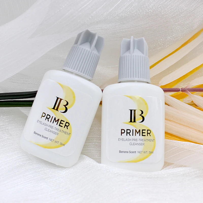 10 Bottles IBeauty Eyelash Primer Banana Lava Lash Scented Used on Roots of False Eyelashes Extension 15ml Makeup Tools Health