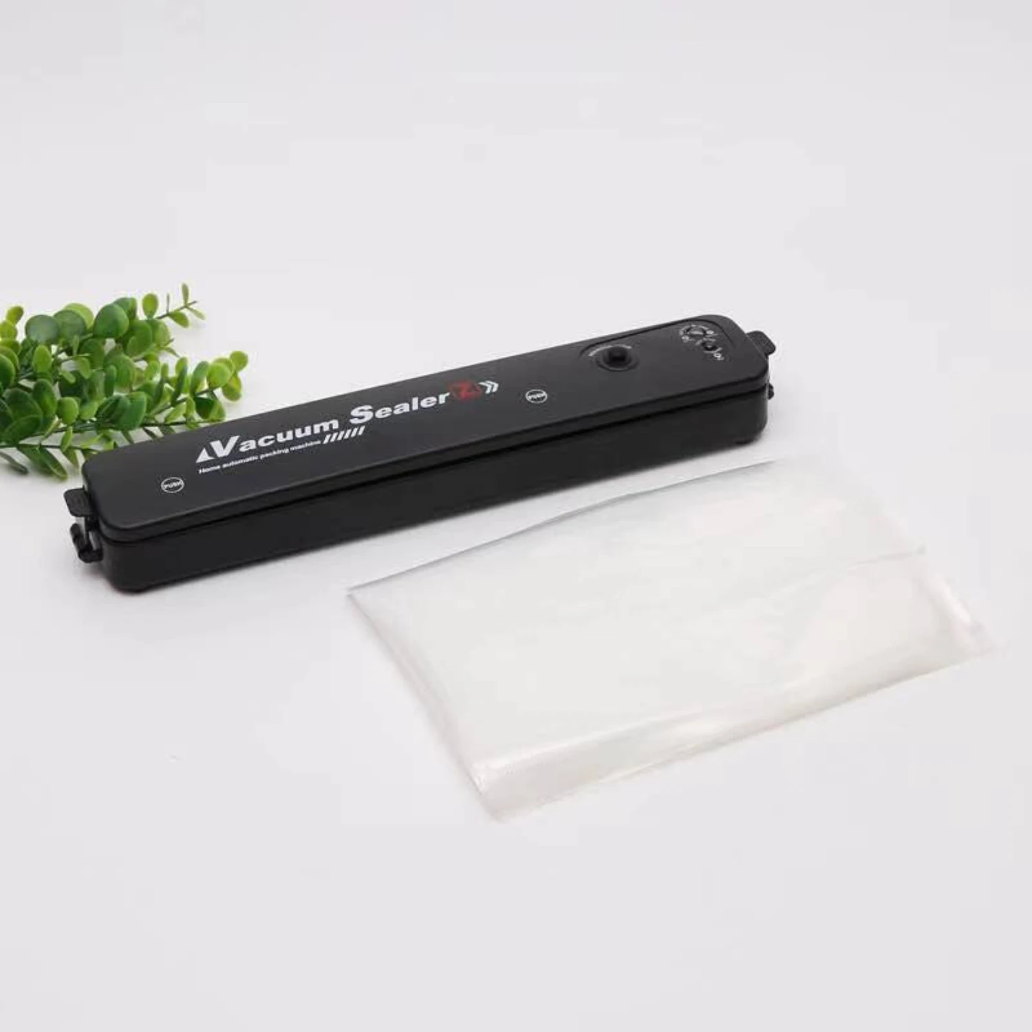 Highly Efficient Premium Black Food Vacuum Sealer: Essential Household Appliance for Quality Preservation - Effective 110V/220V