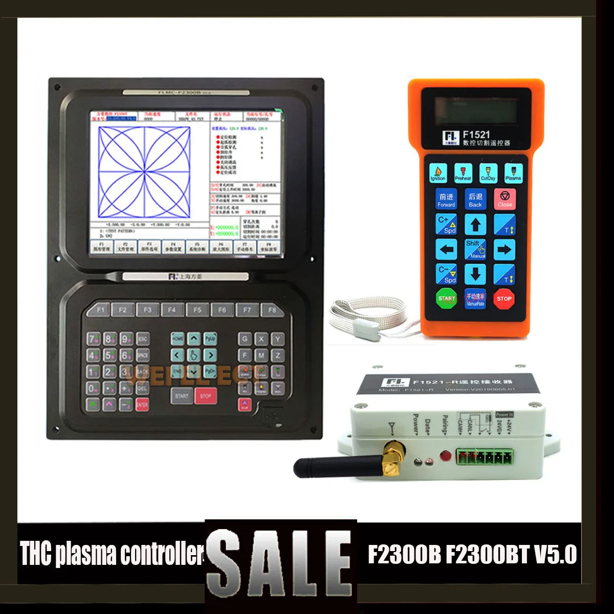 

Newly Upgraded F2300b F2300btv5.0thc Plasma Controller 2-axis Linkage Cnc System + F1521 Plasma Remote Control Newcarve