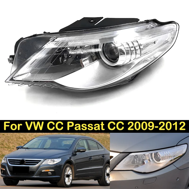 DECHO Xenon For VW Volkswagen CC Passat CC 2009 2010 11 2012 Headlight Front bumper headlight headlamp Assembly head light lamp