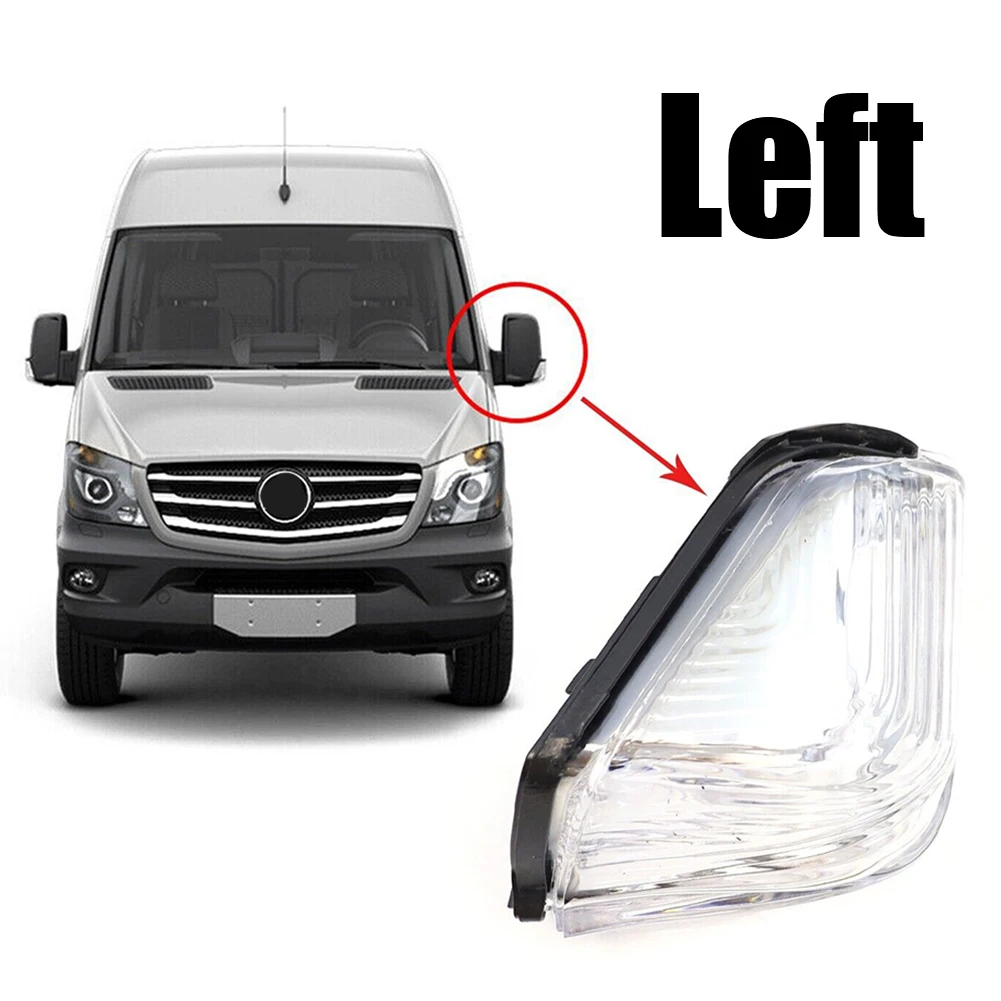 Left Right Door Mirror Wing Indicator Lens Cover For Mercedes For Sprinter 2006-2017 ABS Plastic Auto Acesssories Tools