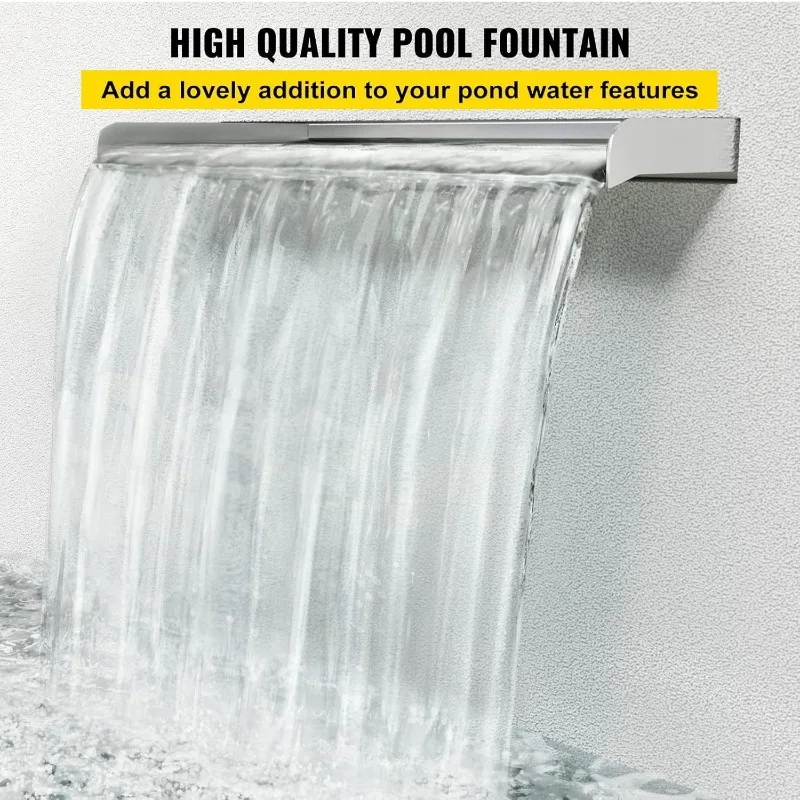 Yuchi Waterfall Outlet Stainless Steel Landscape Flow Sink Rockery Stacked Water Curtain Water Curtain Wall Flow Board Fountain