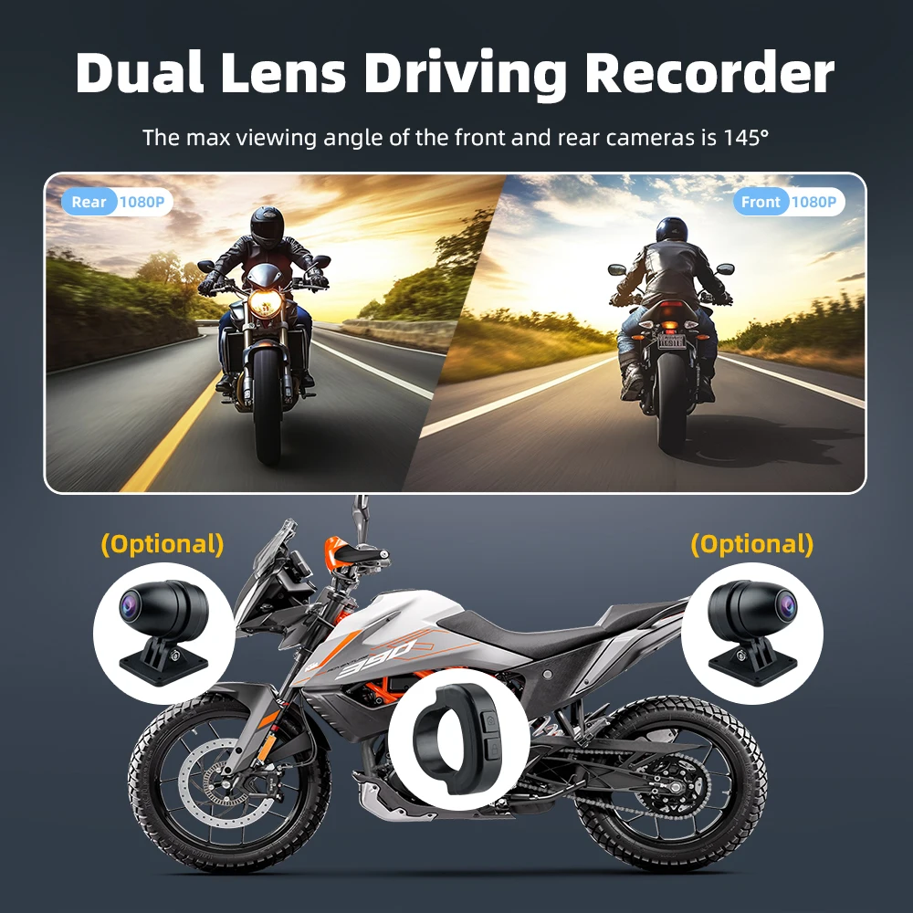 Keykeer 5.5-inch Display Motorcycle GPS Navigator with Wireless Carplay IP67 Waterproof 1 Year Warranty Android OS