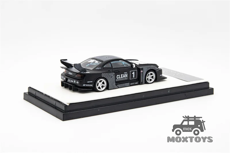 TimeMicro 1:64 LBWK S15 Black Diecast Model Car