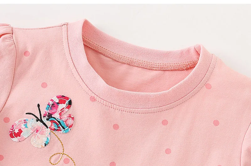 Brand Quality 100% Cotton Baby Girl Clothes Cartoon 2024 Summer Casual Children Clothing Kids A-LINE One-piece Dresses for Girls