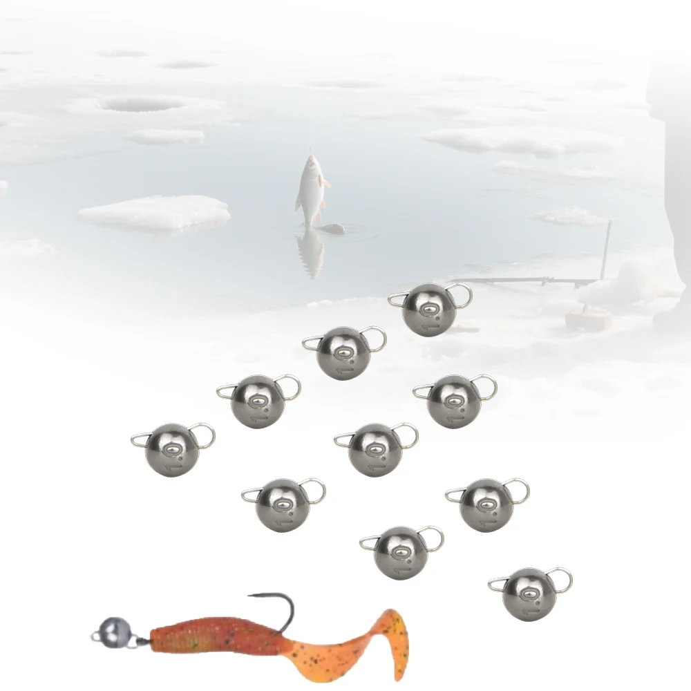 

Aroma 10Pcs/Sets Sinkers 1g Fishing Weights Sinkers Cheburashka Weight For Bass Fishing Tackle Accessories ﻿