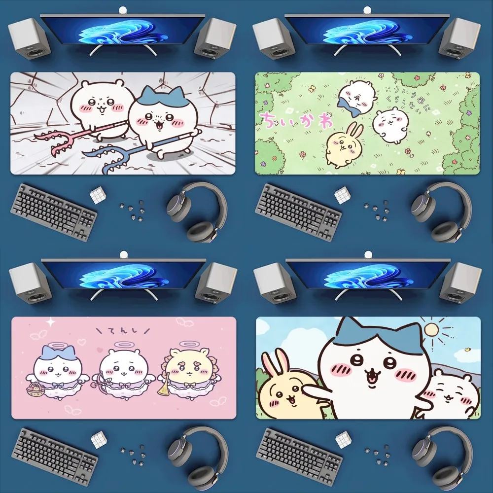 Miniso Cartoon C-Chiikawa niedlichen Mauspad Büro große Maus matte Tastatur matten Gummi PC
