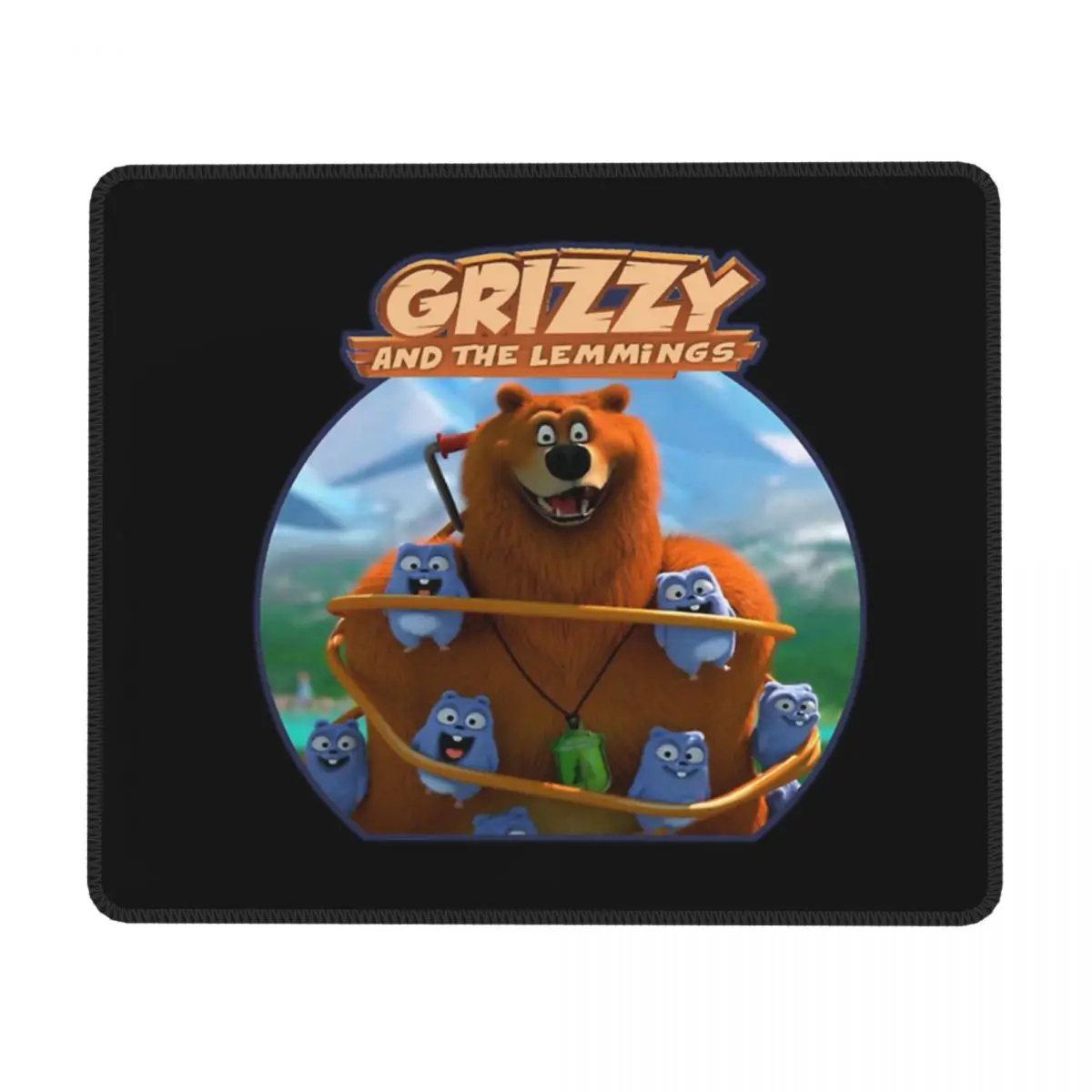 Grizzy And The Lemmings Multi-size Mouse Pad Computer Keyboard Mouse Mat Gamer PC Laptop Desk Mat Office Accessories Table Mats