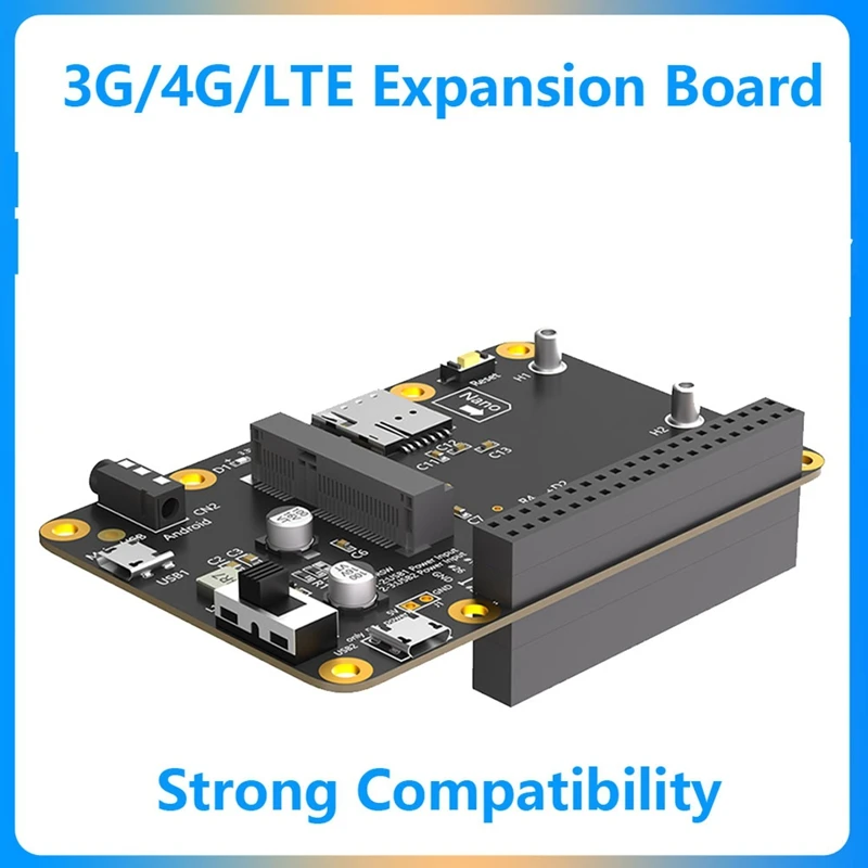 Per Raspberry Pi 3G/4G/LTE HAT Mini Pcie Modulo di Espansione 40GPIO Per Samsung ARTIK/Rock64/Asus Tinker/Latte Panda