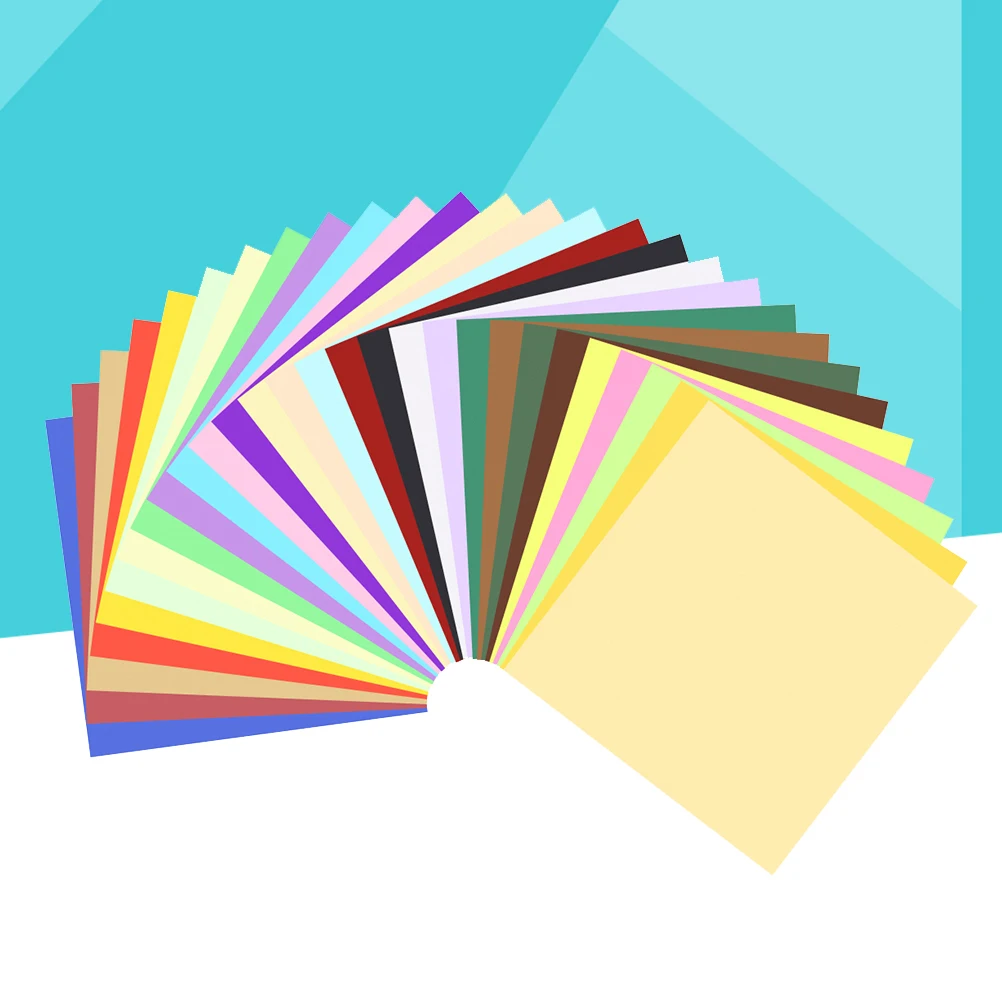 250 قطعة مجموعة ورق اوريغامي 50 ألوان نابضة بالحياة أوراق حرفية صديقة للبيئة لألعاب ذاتية الصنع أنشطة فنية تعليمية #4