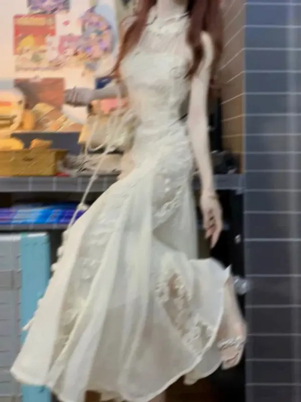 

Элегантный вышитый комплект из двух предметов: платье с завышенной талией и приталенным силуэтом, летний модный китайский стиль, уникальный и красивый дизайн.