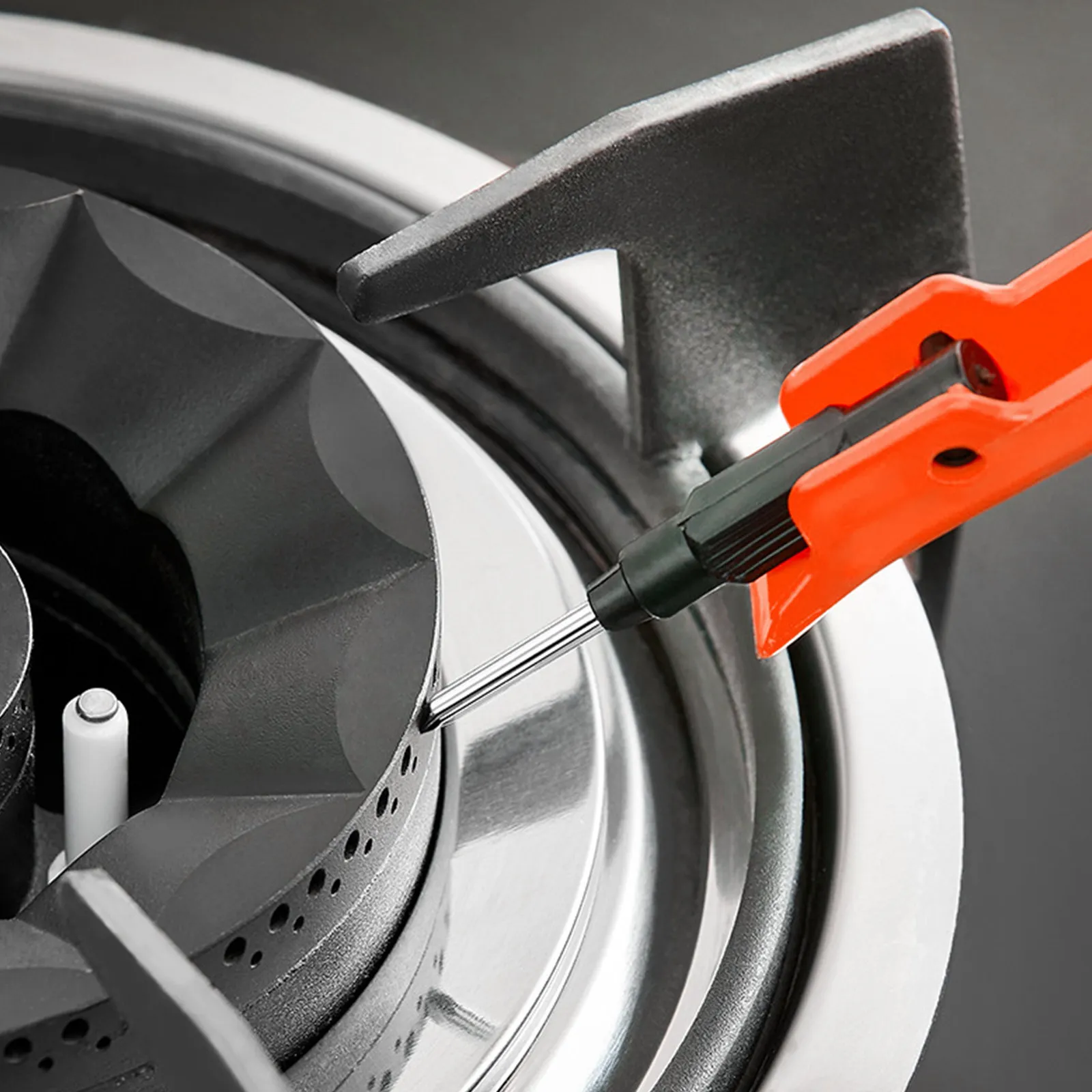 

Профессиональная щетка для чистки кухонной плиты, раковины, удаления жира, масла и ржавчины, многофункциональный инструмент для уборки, оранжевая, 1 шт.