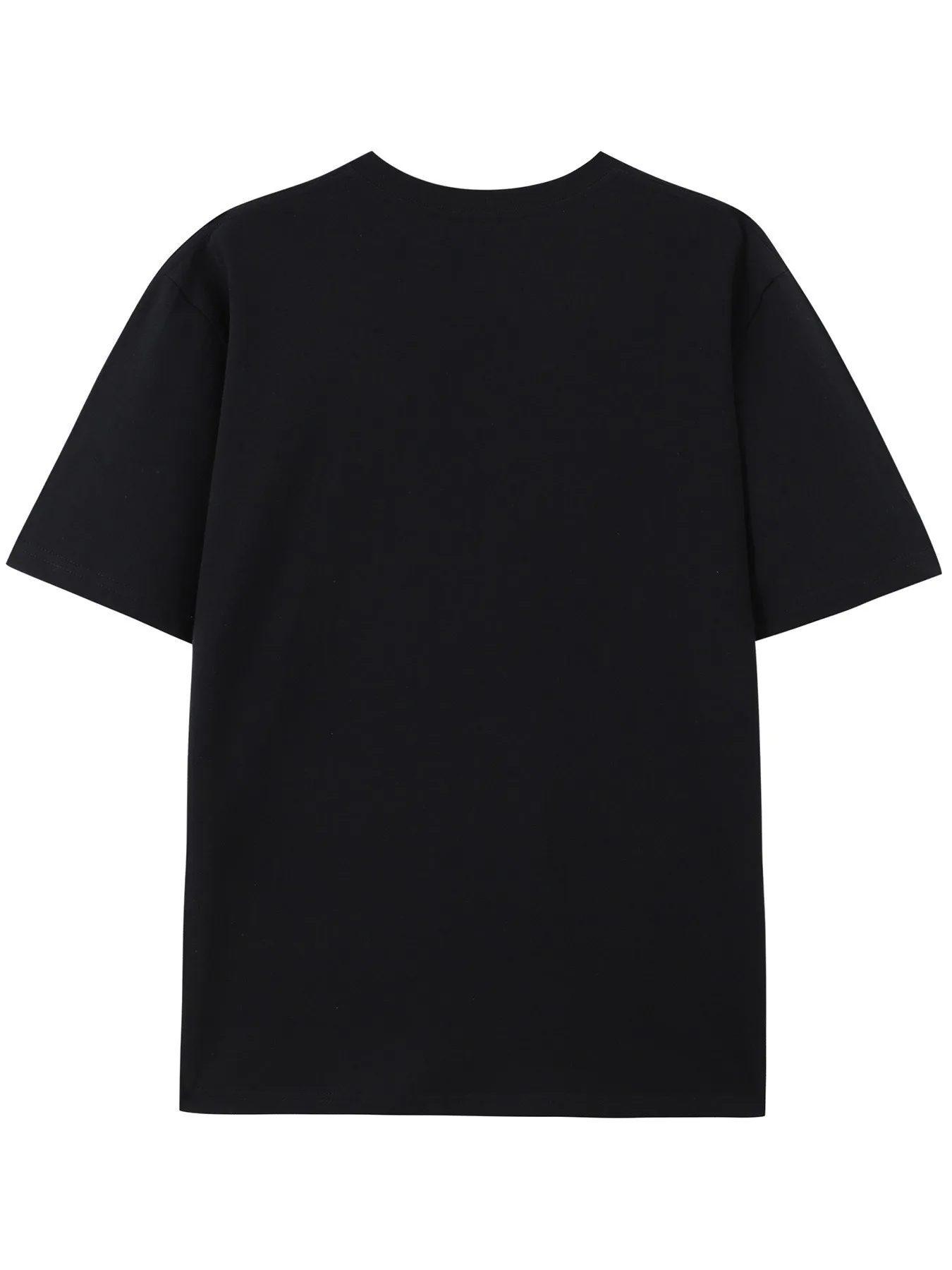 Camiseta gráfica Young Jeezy 100% algodão – Camiseta com gola redonda, padrão geométrico, ajuste regular, com detalhes de apliques – para homens