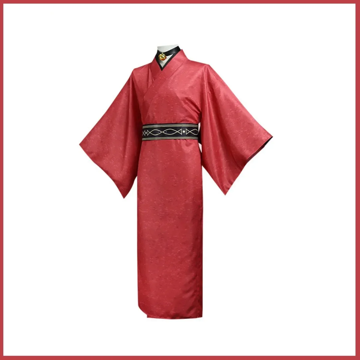 Anime Haikyuu!! Kozume Kenma Cosplay Costume Wig Japanese Red Kimono Long Bathrobe Haori Adult Man Halloween Carnival Suit