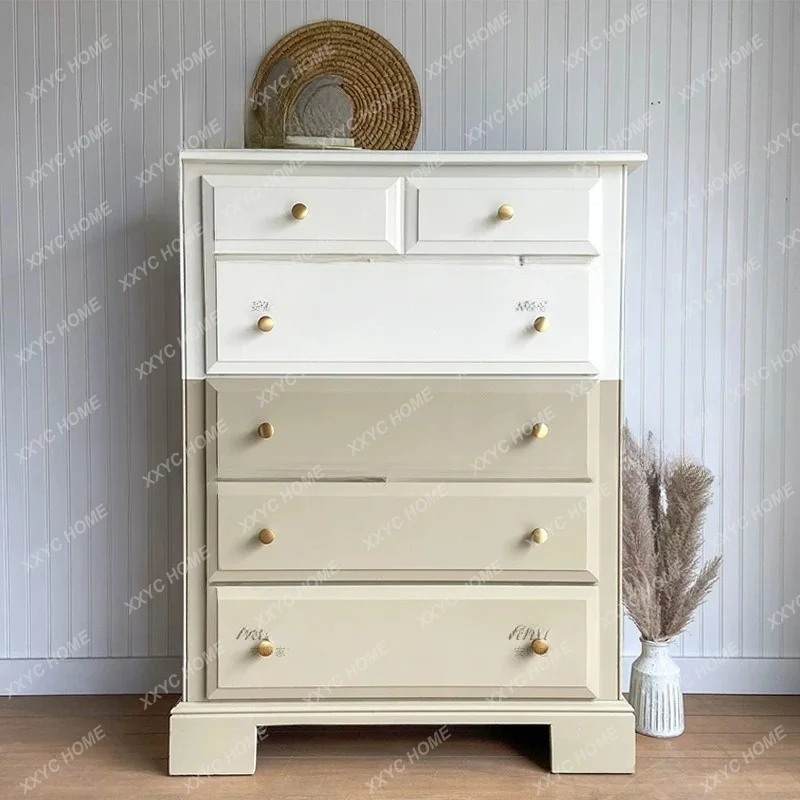 Modern Simple Light Luxury Chest of Drawers Living Room Wall Multiple Drawer Storage Cabinet Corridor Entryway Cabinet