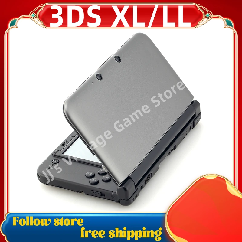 Original / Refuebished 3DS XL / 3DS LL Handheld Game Console with 4.7-inch Touch Screen Naked Eye 3D Image Classic 3DS Gamesblue