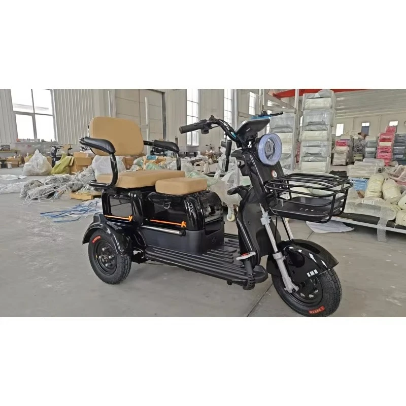 QQA China-made adult 3-wheel solar electric tricycle elderly passenger 3-wheel electric scooter launched view 3