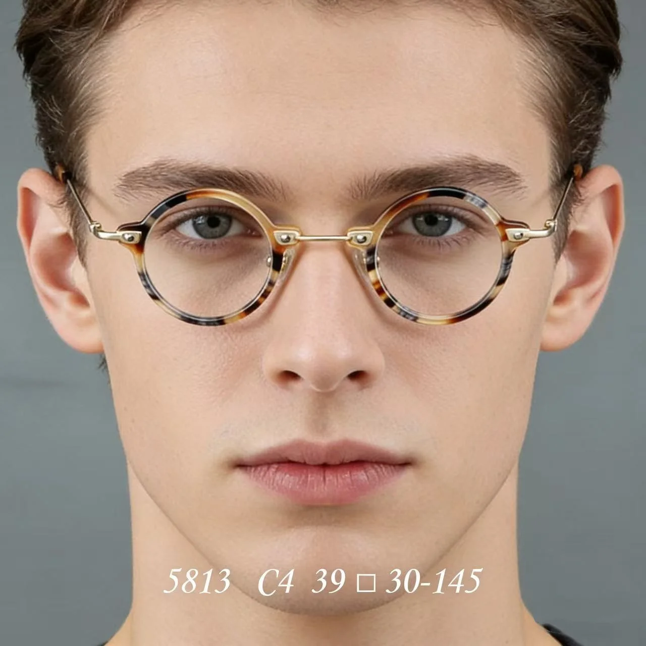 

Men's Glasses Frame for Men Vintage Style Glasses Clear Lens Acetate Eyeglasses Frame Vintage Eyewear
