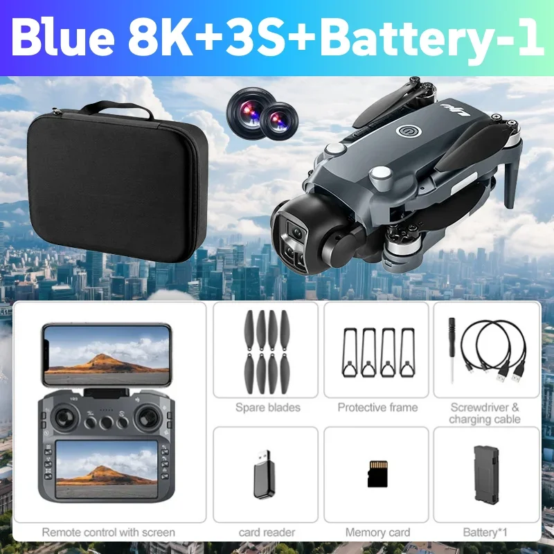 HOT NEW for Xiaomi V988 Camera Drone 8K Professional Dron 4K with Screen Under 249g Remote Control  Brushless RC Quadcopter Toys