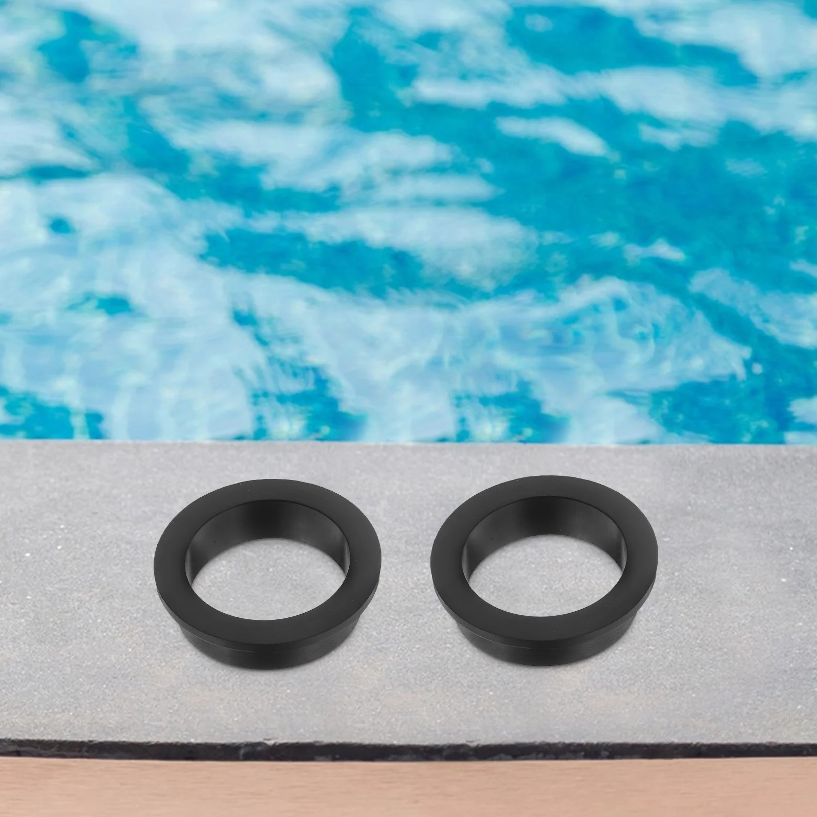 

6pcs Pool Filter Pump Gasket Seal Washer Ring Replacement Kit for Sand Filter Leak Proof Durable Easy Installation