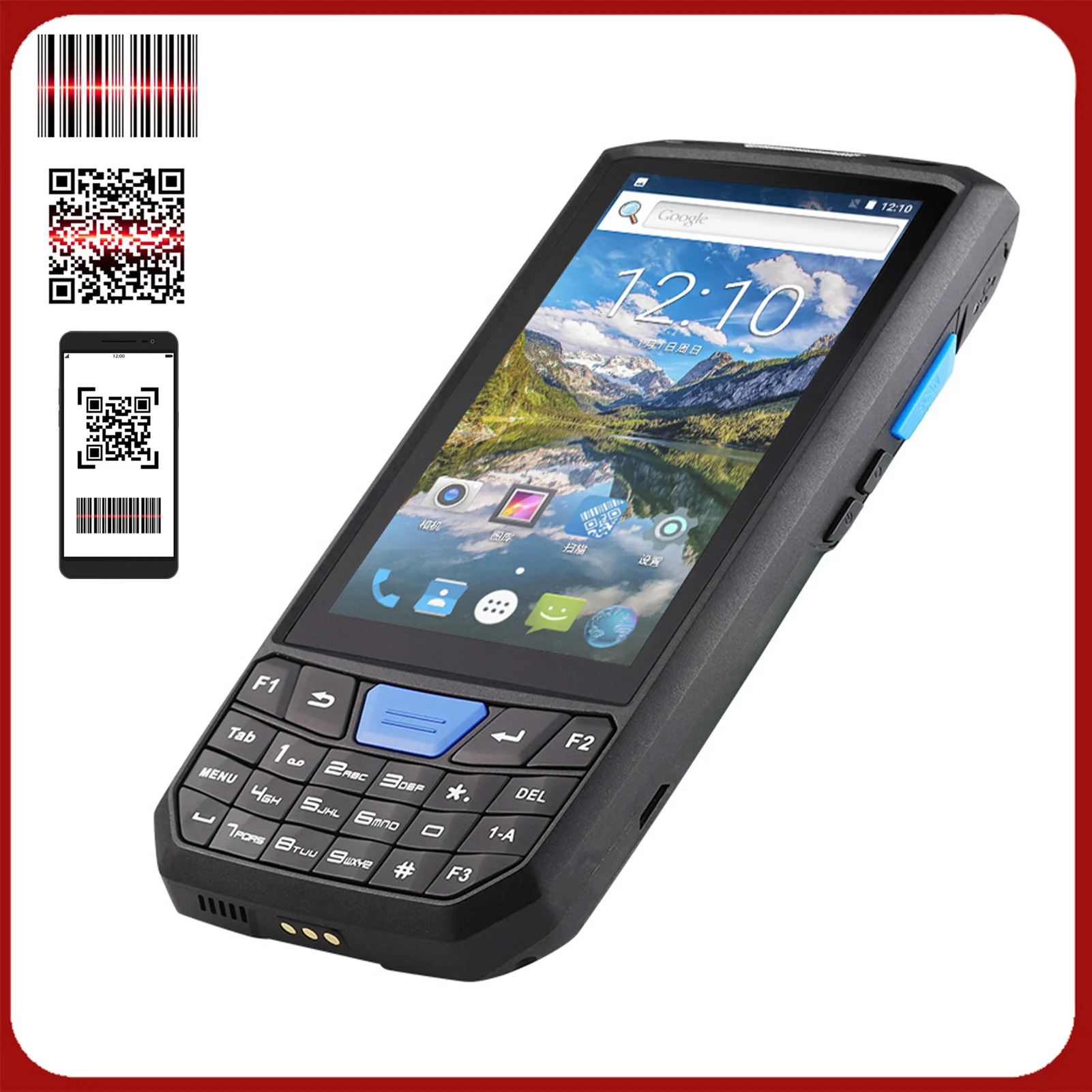 

Портативный терминал сбора данных Honeywell на Android с 1D/2D лазерным сканером штрих-кодов, Wi-Fi, 4G и NFC