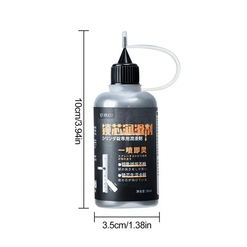 Graphite Dry Lubricants Durable Door Lock & Hinge Lubricants Professional Door Lock Lubricant With Smart Straw Spray