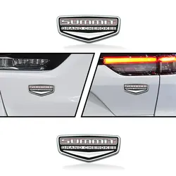 Car 3D Metal Sticker Summit Logo Auto Side Fender Rear Trunk Sticker For Jeep Grand Cherokee Challenger Renegade Compass