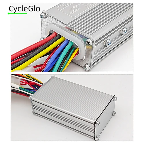 Imagen 2 del producto 24V 36V 48V 250W 350W 500W E-scooter controlador de accionamiento de Motor sin escobillas S810 810 Kit de Panel de pantalla LED para bicicleta eléctrica