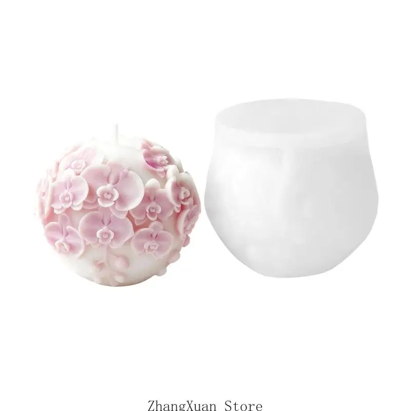 Blumenkerzenform zum Ausgießen von Seife und als Heimdekoration für die Herstellung von Weihnachtsgeschenken 3XUF – Detail 4