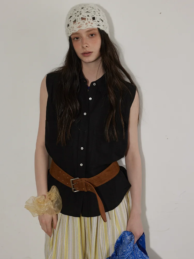 

Женский жилет Lofi Choose Bla Svel: модная верхняя одежда для весны и лета, дизайнерский топ премиум-класса