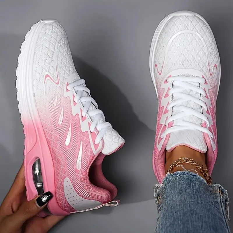 

MAEDEF Women Sneakers Casual Flats Lace Up Comfortable Breathable Lightweight Wear Resistant Running Sports Shoe Woman Sneakers