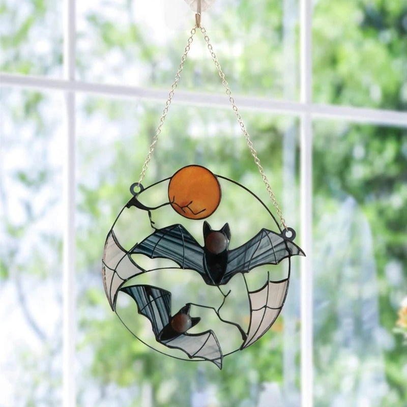 Gothic Bat Wall Garden Pool Trang trí Halloween tường trong nhà ngoài trời