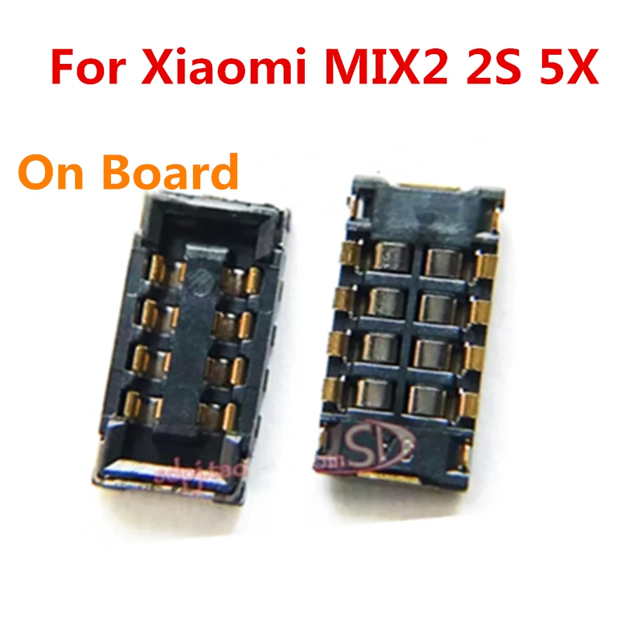 Battery FPC Connector Plug For Xiaomi Mi 5x A1 Mix 2 2S Mix2 Mix2s Redmi 6 Pro Note 5A S2 5 Plus Clip Holder On Motherboard