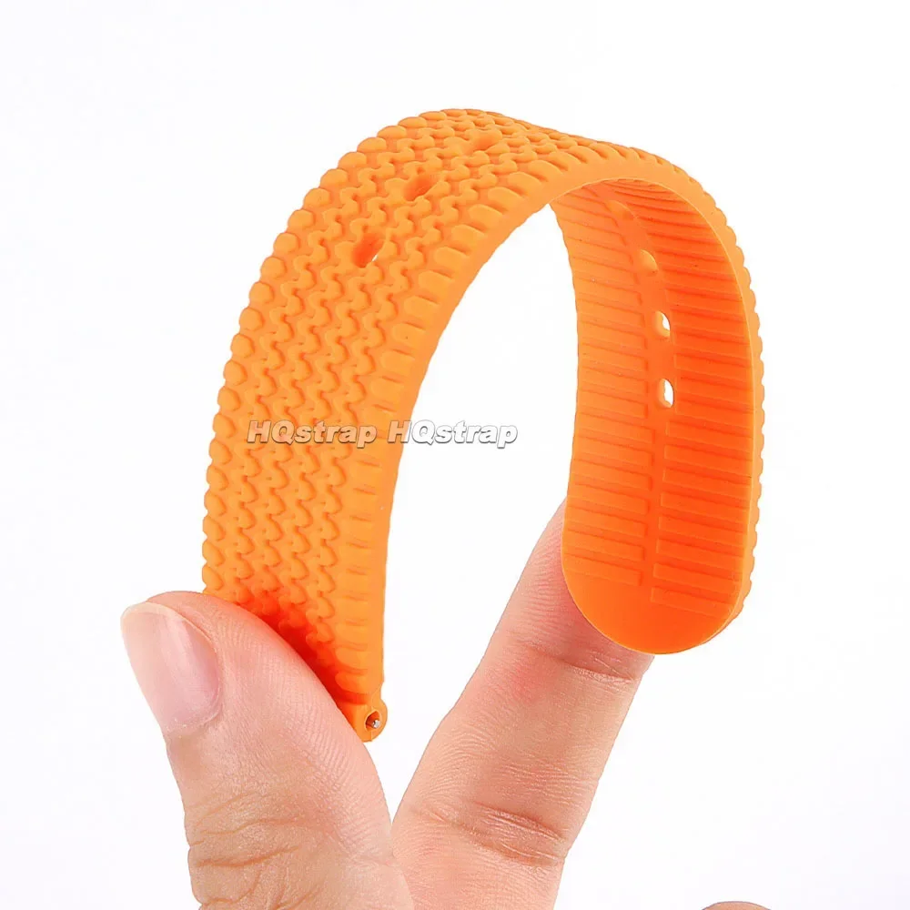 Silicone Watch Strap 18mm 20mm 22mm 24mm Sport Rubber Wristband Quick Release Watchband Waterproof Bracelet Watches Accessories