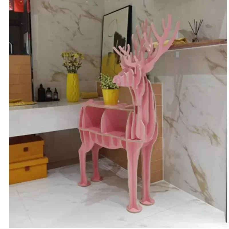 Creative Animal Modeling Kindergarten Bookshelf Living Room Edge A Few Model Room Soft Decoration Design Decoration Window