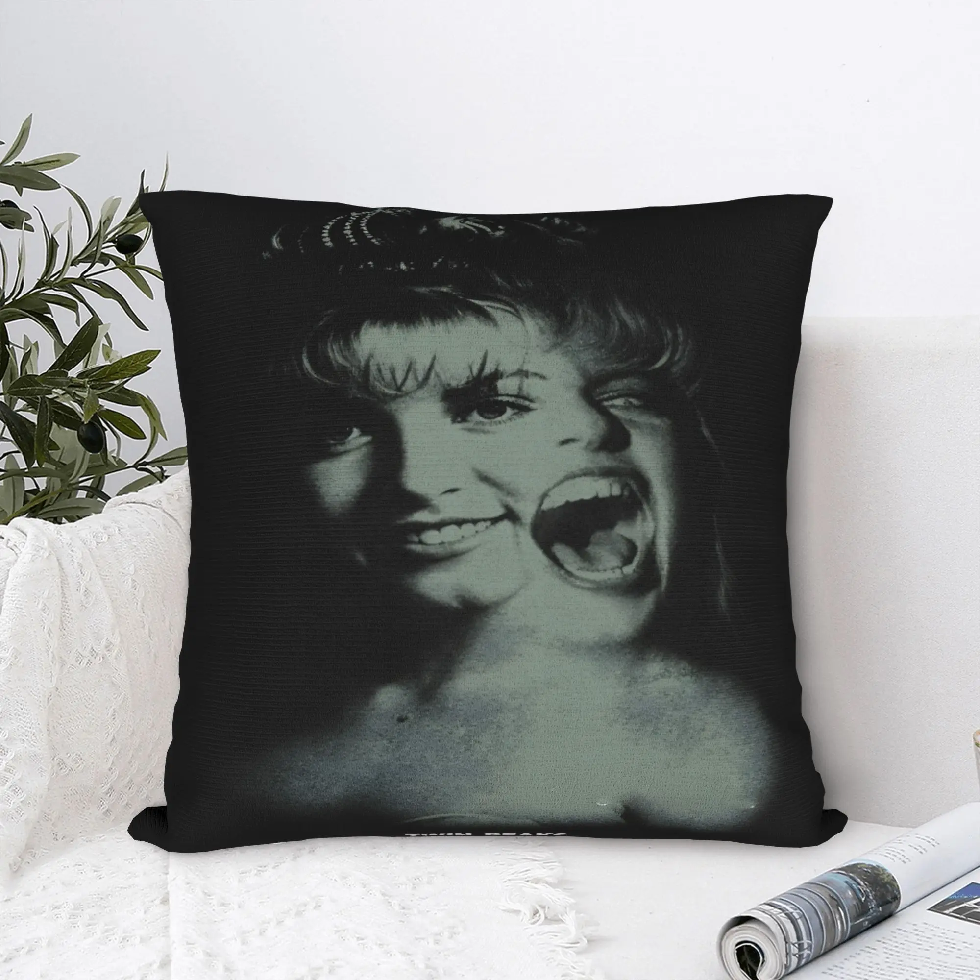 Twin Peaks F-Fire Walk Me  Pillow Case  Graphic Pillow Cover For Chair Sofa Home Decor Funny Pillowcases