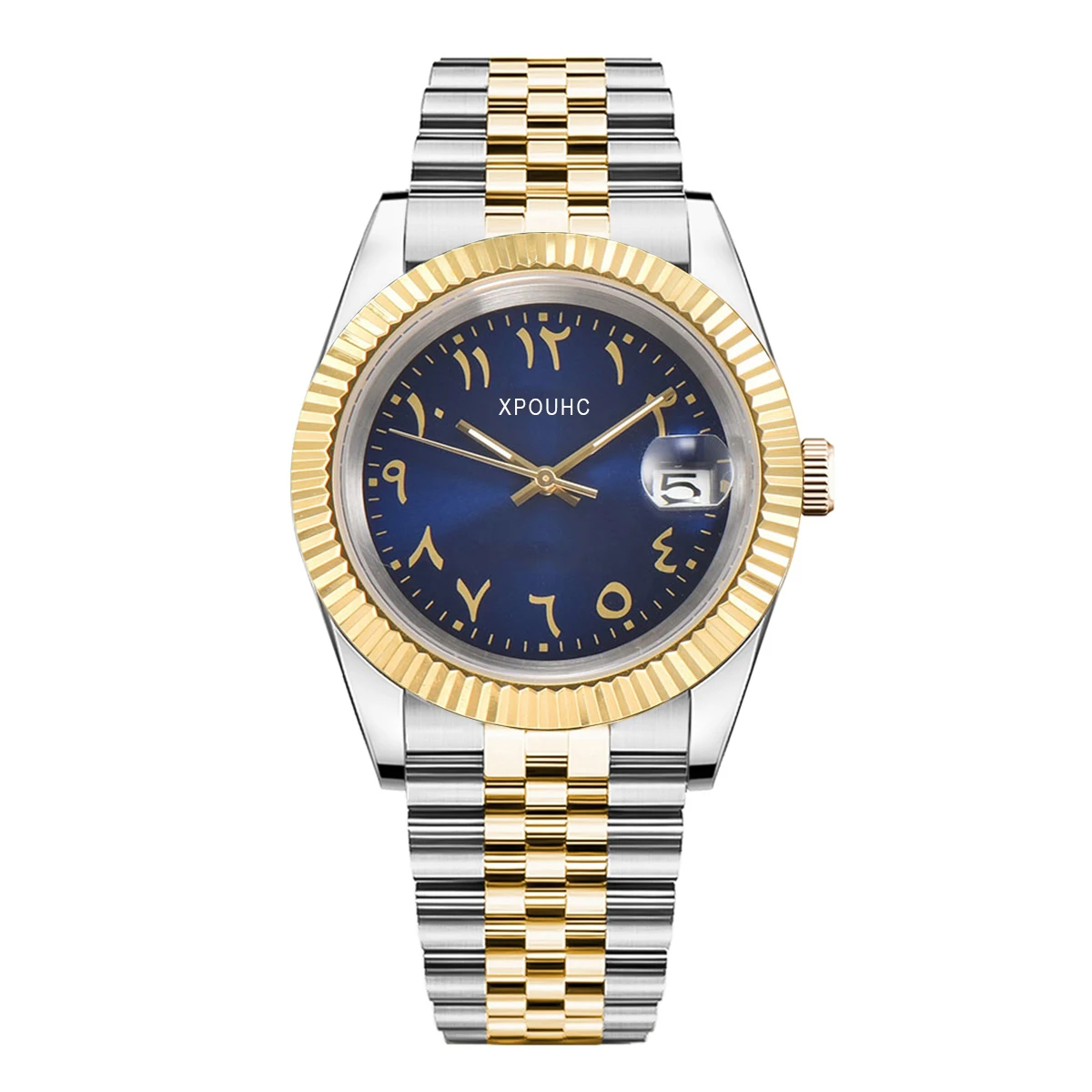 NH35 Custom Watch Supports customized logo Sapphire glass Stainless steel case Jubilee bracelet Installation NH35 movement