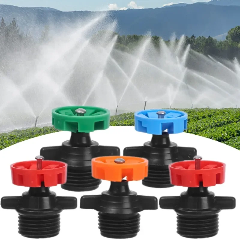 Automatic Rotation Nozzle Watering Irrigation Rotating Nozzle 360° Watering Nozzle for Garden Lawn Flower Vegetable Irrigation