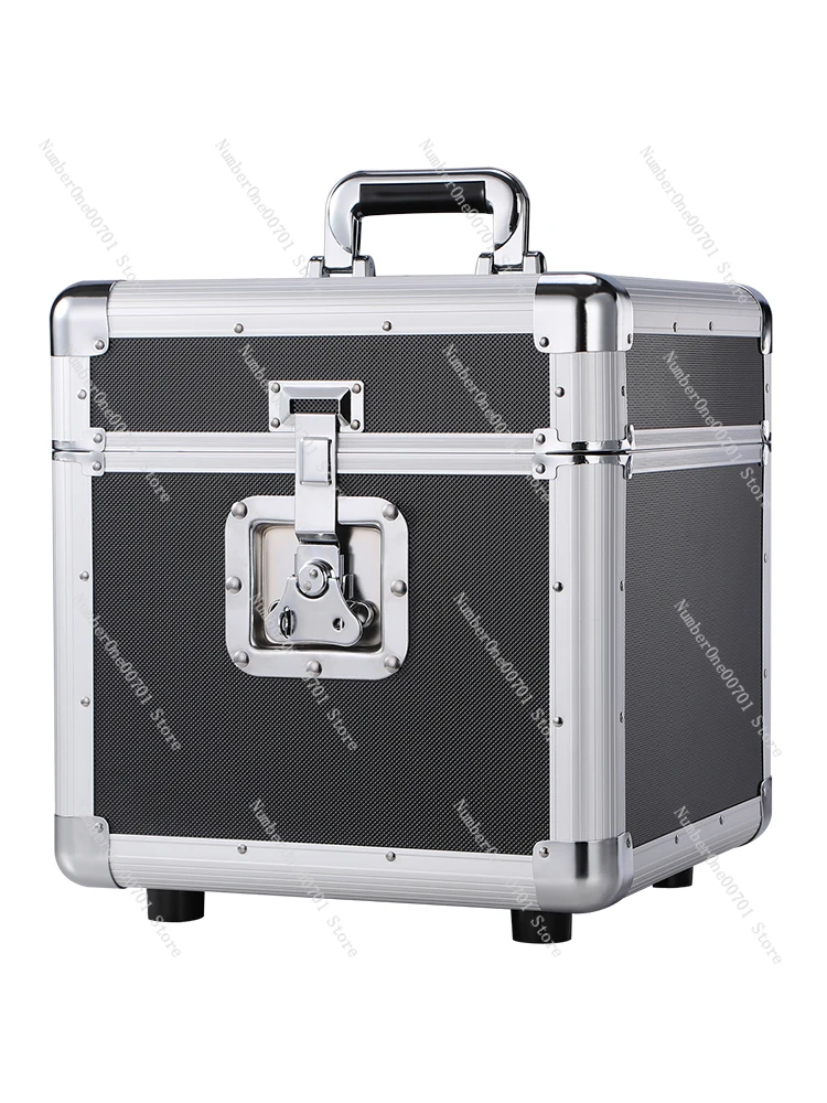 DVD Storage Disc Optical Disk Cartridge Album Organizing Suitcase 1012-Inch Vinyl Collection Box