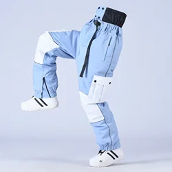 Outdoor Soport Woman Ski Trousers Winter Winproof Men Snowboard Pants Mountain Loose Male Snow Clothes Waterproof Snowpants