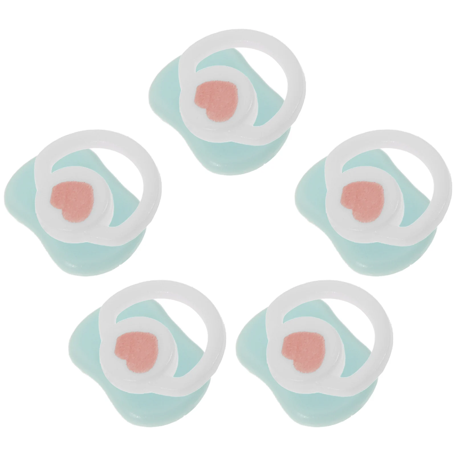 

5 Pcs Small Nipple Resin Accessories Baby Accessory Pacifier Charms for Phone Case Decorating