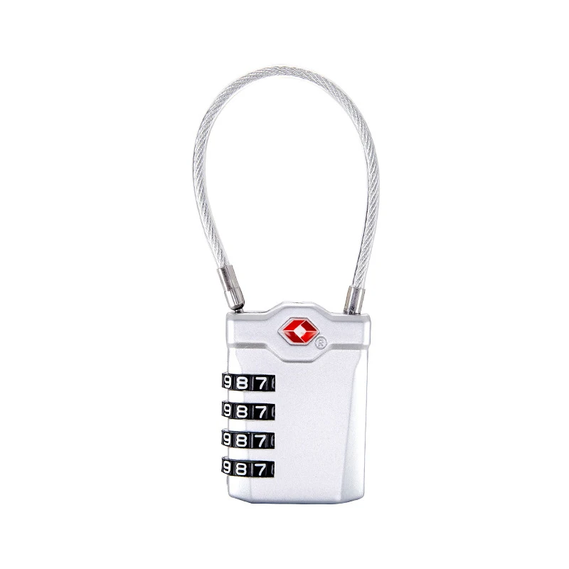 Anti-theft Lock Security 4 Dial Digit Combination Lock TSA Customs Lock Safely Code Lock Combination Lock