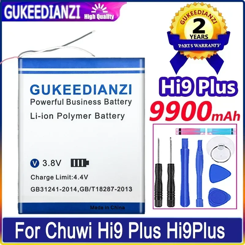 

9900mAh High Capacity Replacement Battery For Chuwi Hi9 Plus Hi9Plus Tablet 3-wire Accumulator Replacement Batterie +Tools