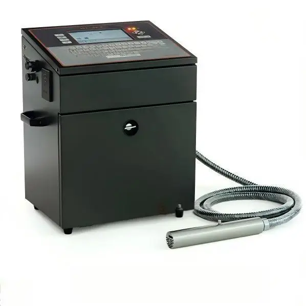 Logo Expiry Date Coding Printing Machine Cij Small Character Continuous Inkjet Printer for Cable Glass