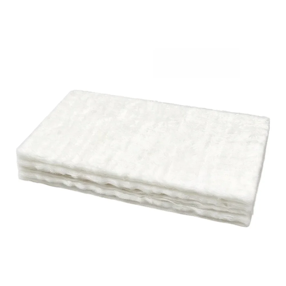 White Fiber Blanket Fireplace for liner High Temperature Resistant Robust Fiber Construction Lightweight And Portable